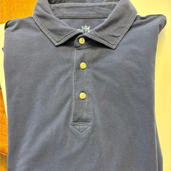 Peter Millar Men's Navy 92% Cotton Long Sleeve Polo Shirt Size small - Picture 1 of 6